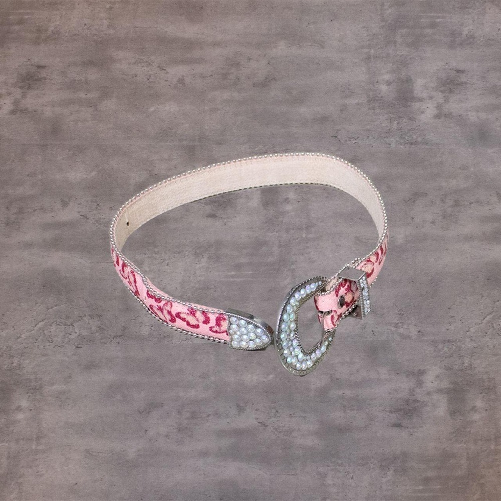 Y2K 2000s Blazin Roxx ink Jeweled Pink Belt